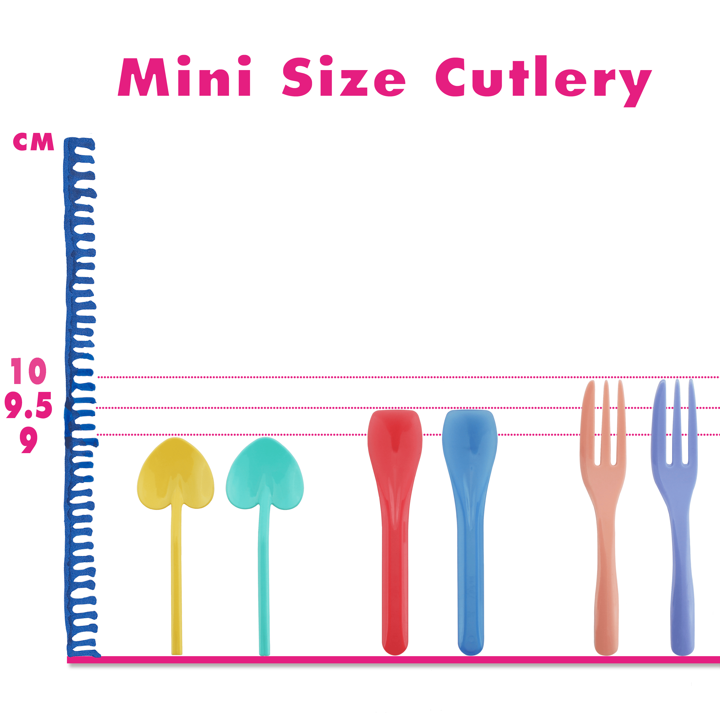 710cm Mini Plastic Cutlery 710cm Mini Plastic Cutlery Custom
